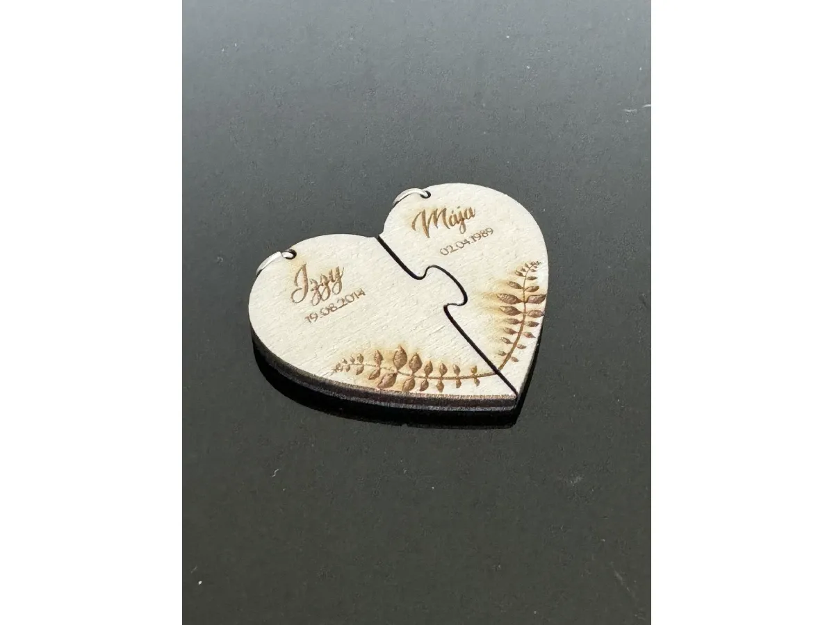 Puzzle Heart Pendant valentines day gift for her design