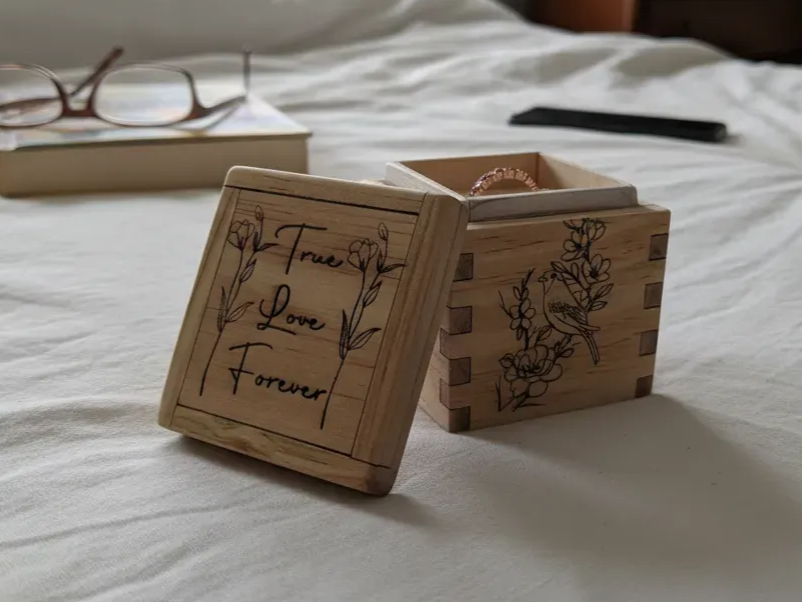 True Love Forever Ring Box jewelry gift box idea