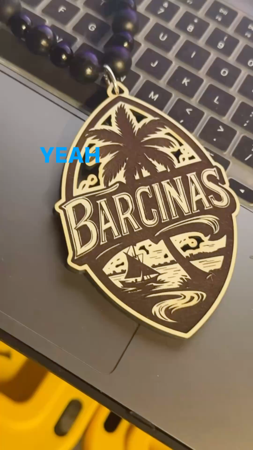 [Laser cut and engrave] Colorful Laser Cut Wooden Coasters with Leaf Design