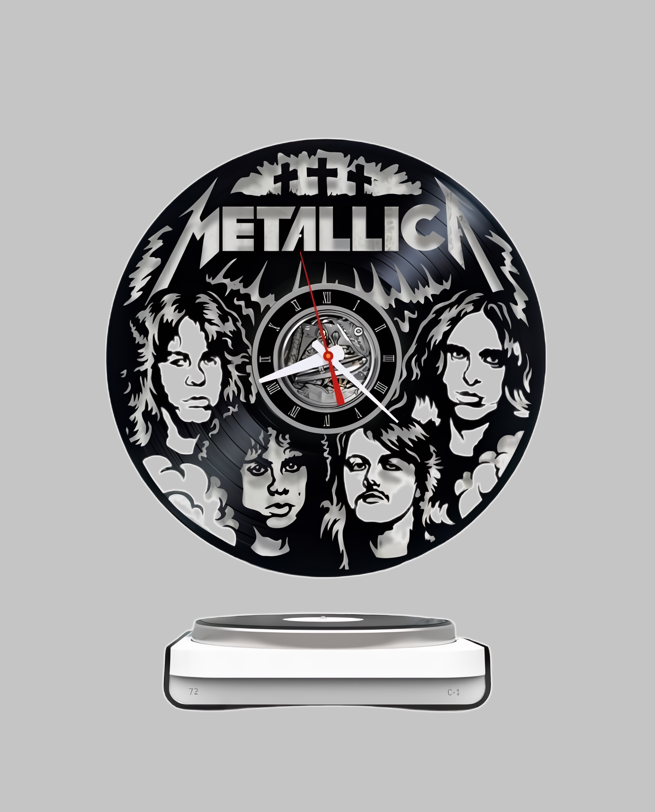 Metallica Vinyl Wall Clock wall clock design
