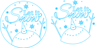 Welcome Sign - Let It Snow - Snowman.xcs