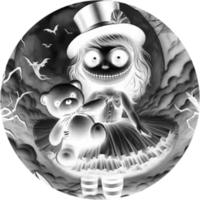 Gothic Puppe Untersetzer 5.xcs
