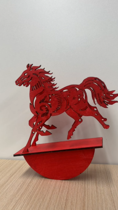[Laser cut and engrave] Chinese New Year of the Horse-Themed Decorations: Horses Usher in the New Spring