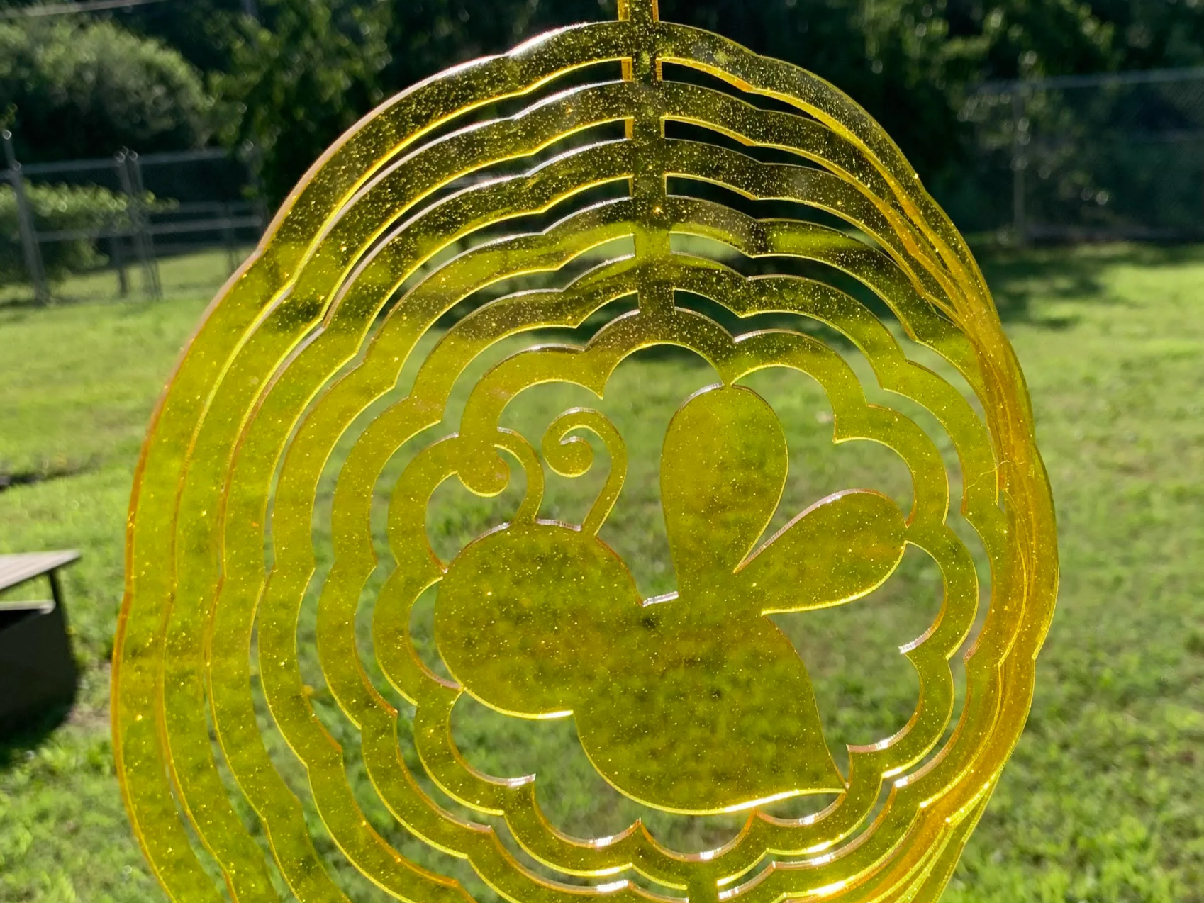 Moulin à vent abeille - modèle de décoration de jardin