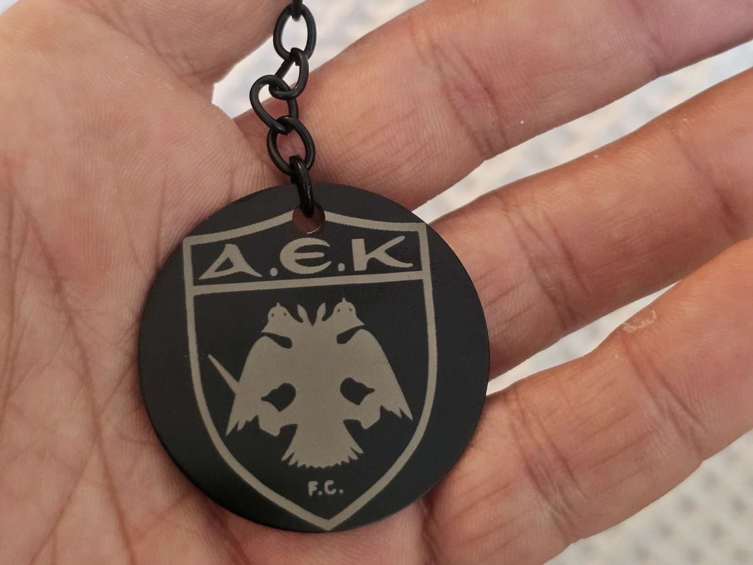 AEK Athens FC Double-Headed Eagle Sports Logo Keychain sports logo design