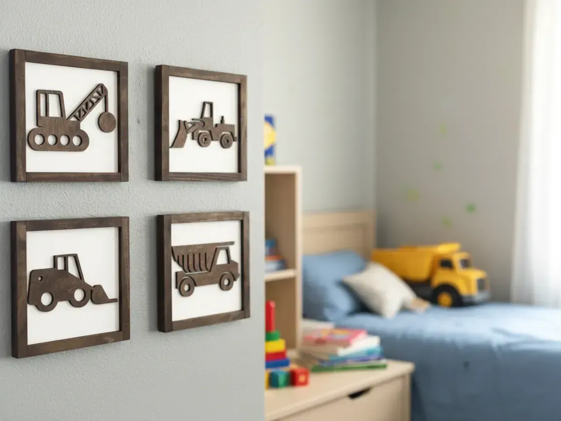 Heavy Equipment Wall Decor