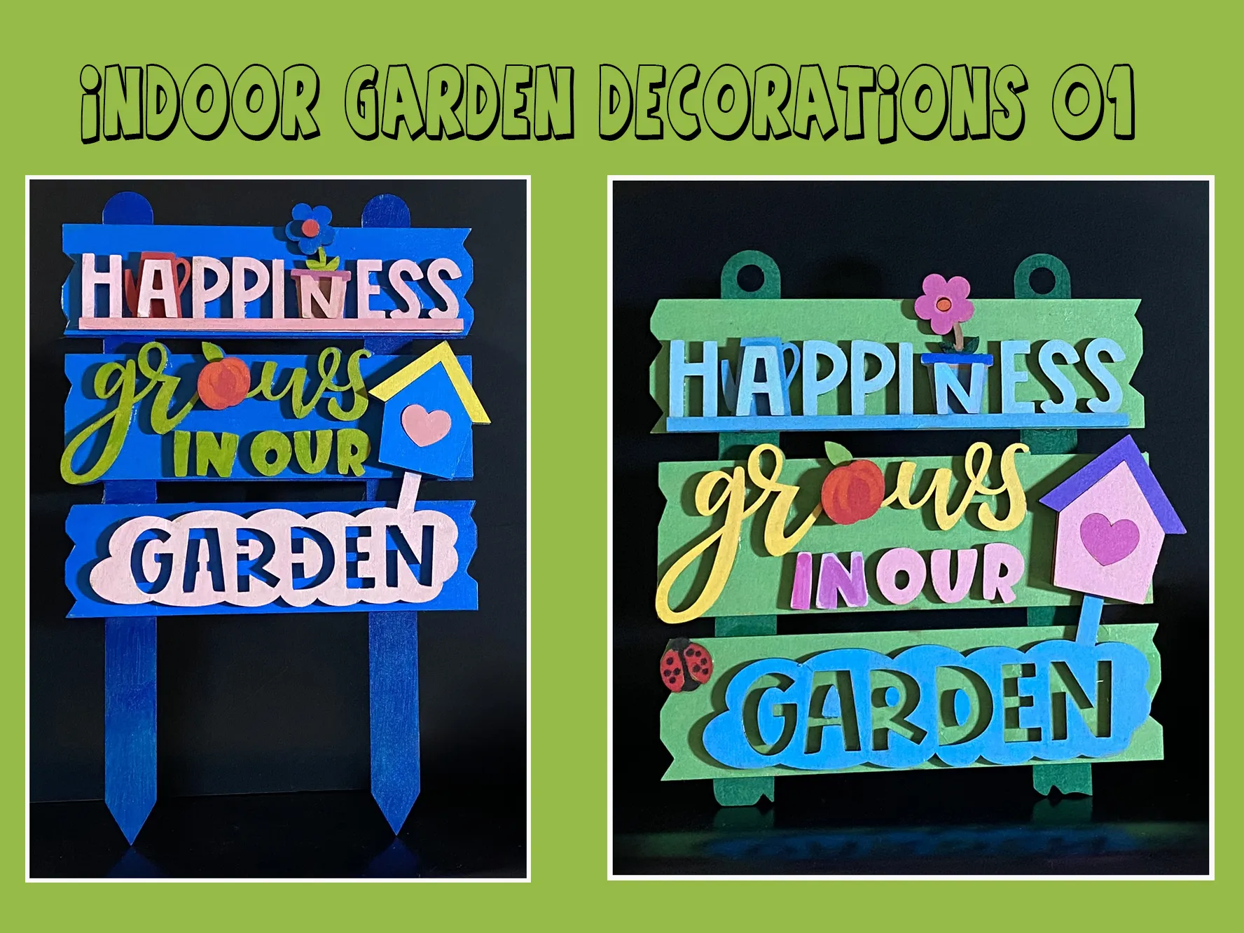 Décorations de jardin d'intérieur 01