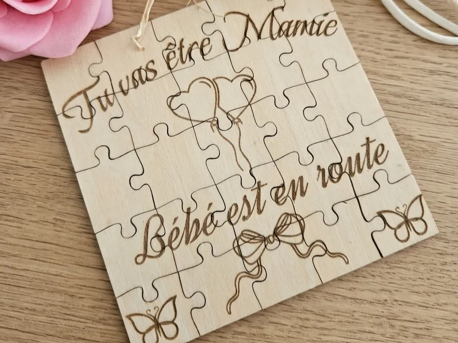 Puzzle Annonce (Grandparent Pregnancy-Reveal Puzzle) pregnancy gift idea