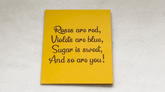 [Laser cut and engrave] 3D Spring Greeting Card