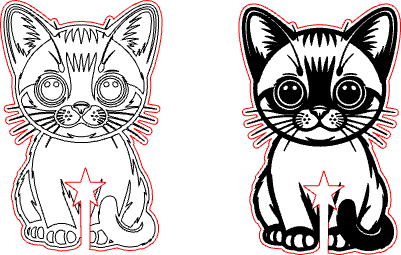 Cat bread bag Clip.xcs