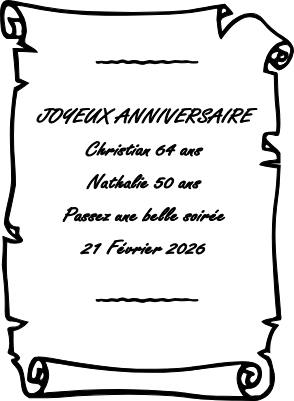 Menu parchemin.xcs