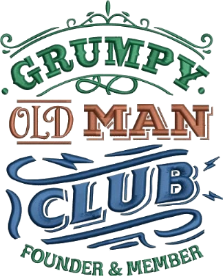 Grumpy Old Man Club Metal Wallet | Free Files - Atomm