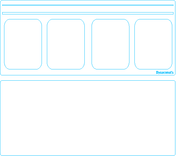 plateau de tri 4 cases pour bac trofast.xcs