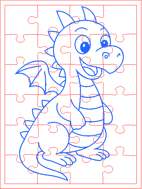 Paintable wooden puzzle 5.xcs