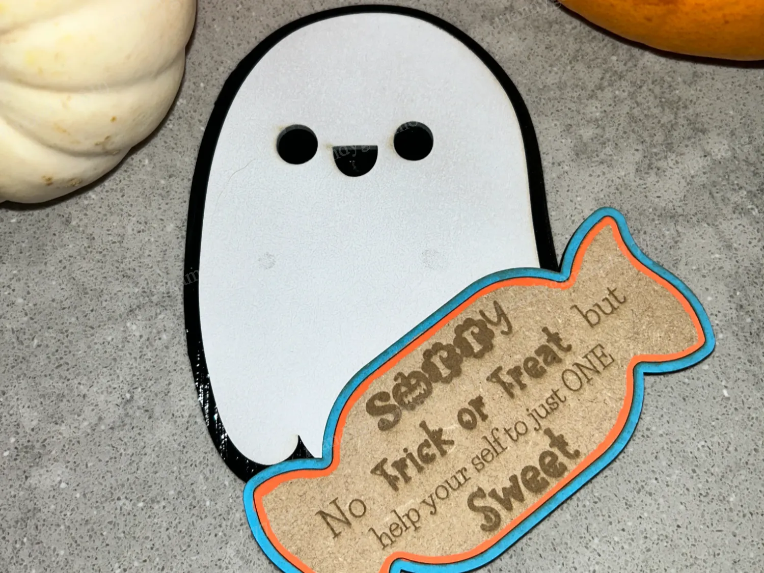 Trick-or-Treat 吊牌萬聖節禮籃創意