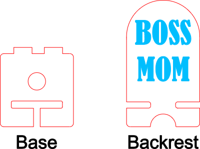 Boss MOM Phone Stand.xcs
