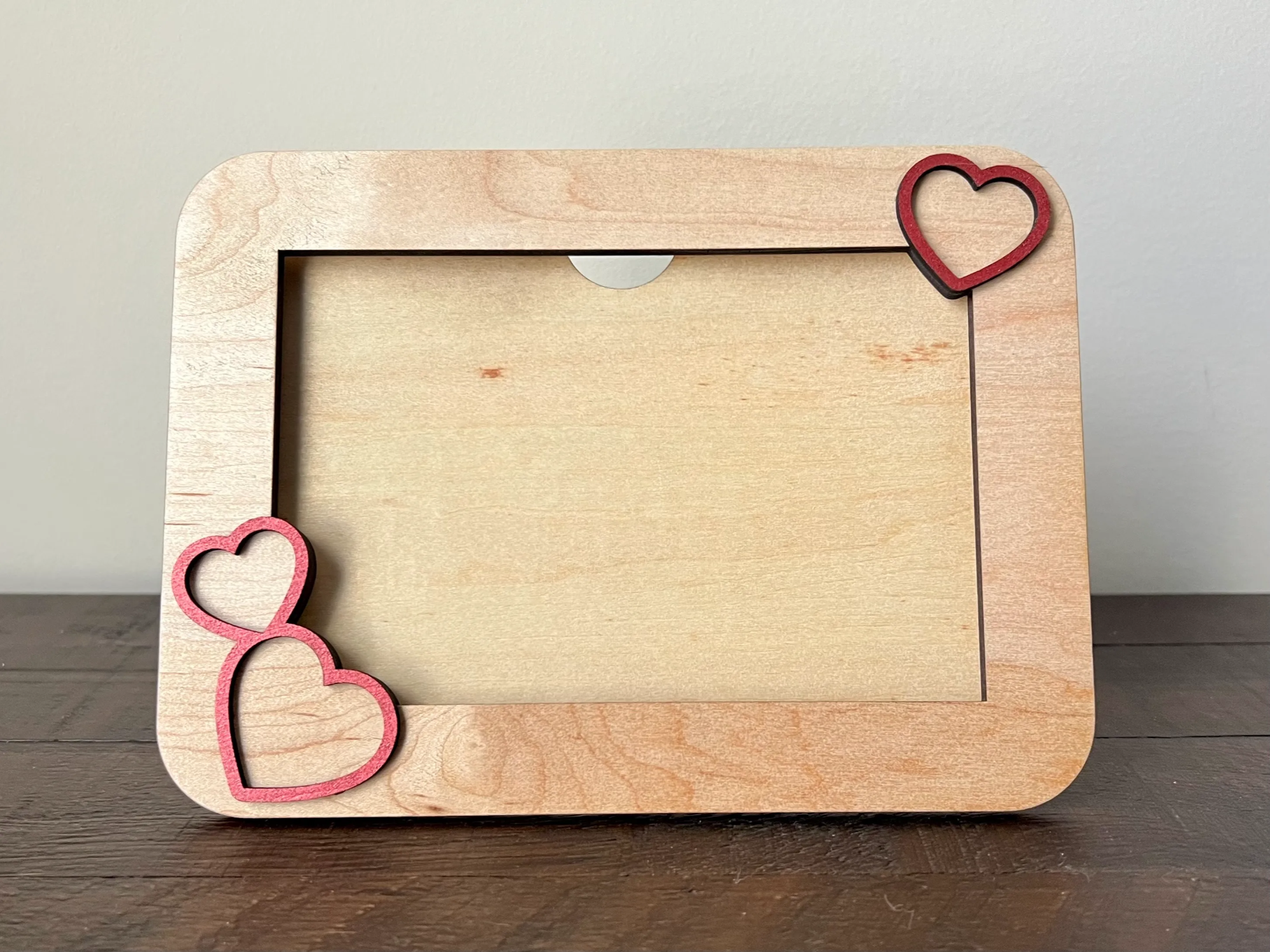 Frame with Heart Accents photo frame design