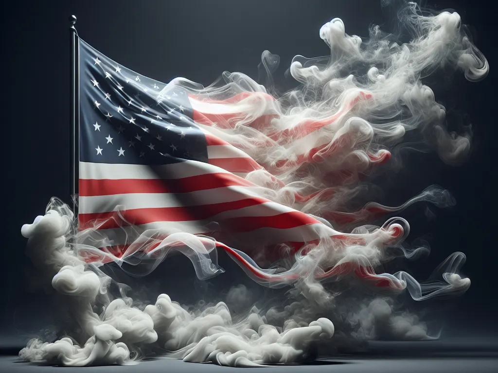 Flag plaque — free patriotic laser/print project file on Atomm