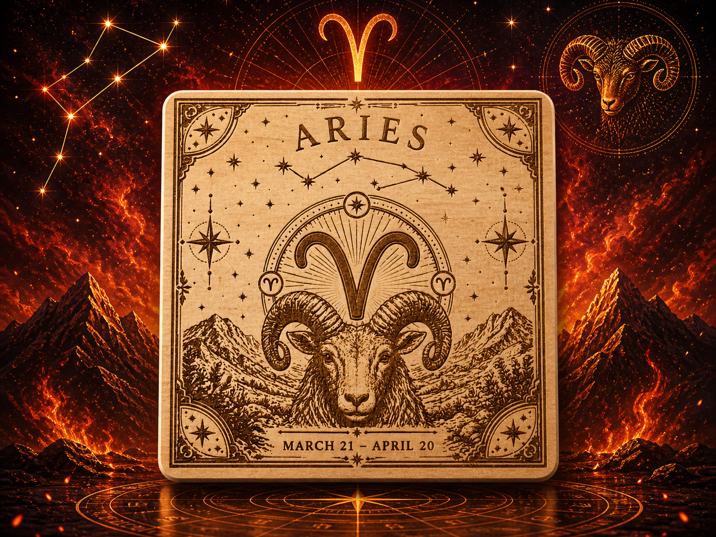 Horoscope zodiac sign, Aries Engraving | Free Files - Atomm