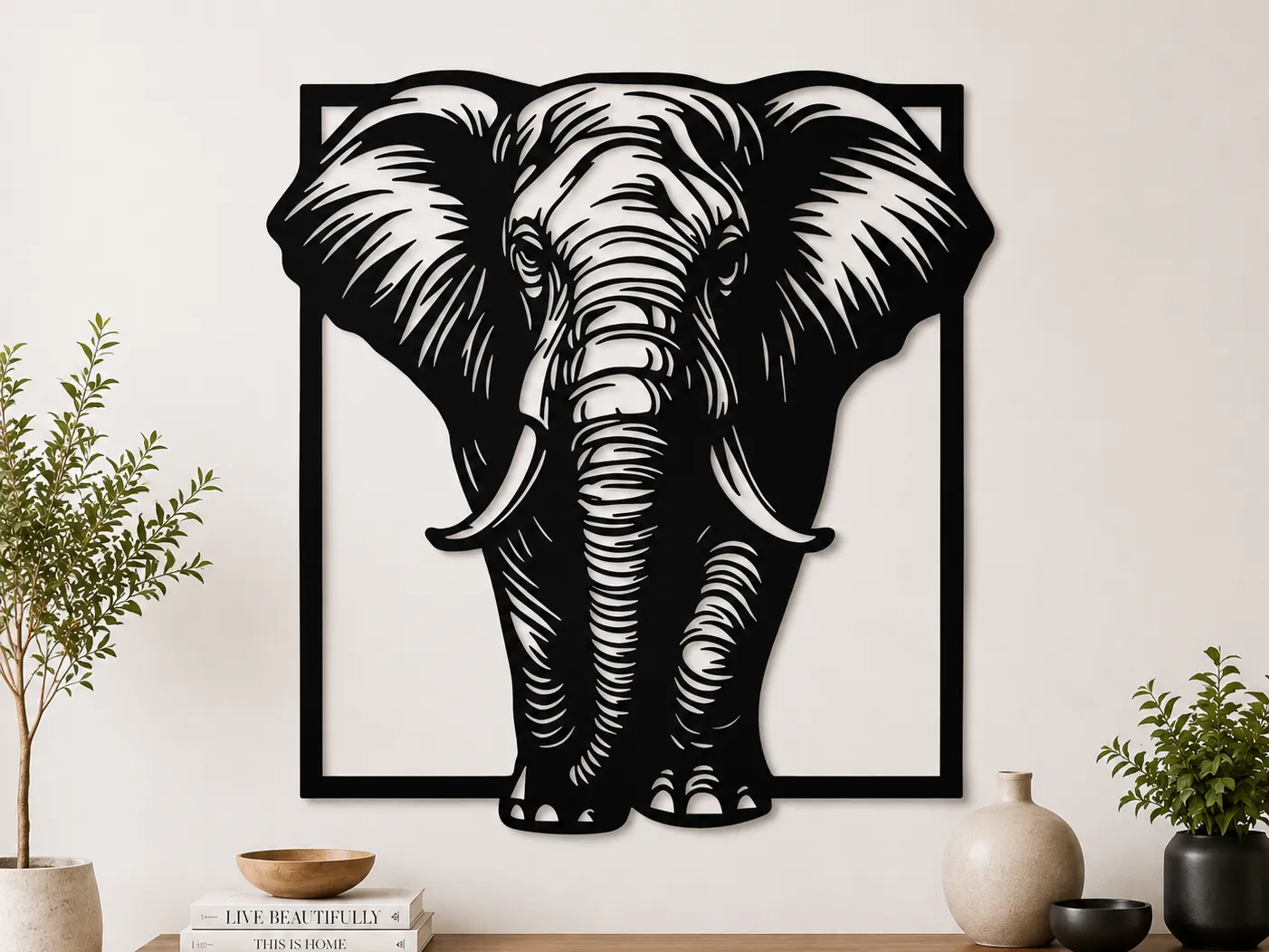 Elephant Wall Art metal wall art design