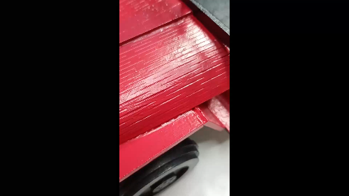 [Laser cut and engrave] 3D Printed Red Jeep Coffee Capsule Holder Organizer