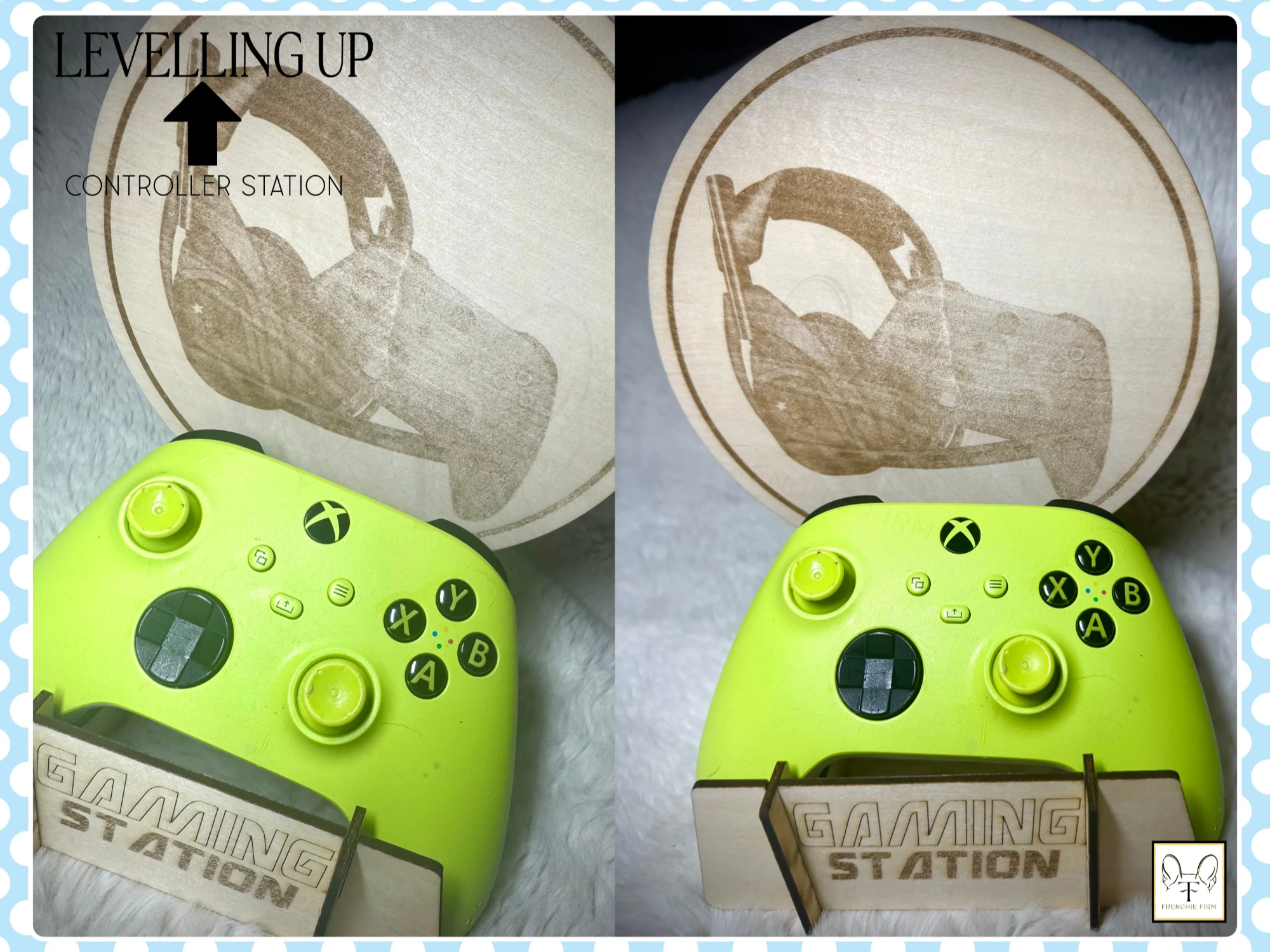 Hand-Drawn Gaming Controller Stand gift idea