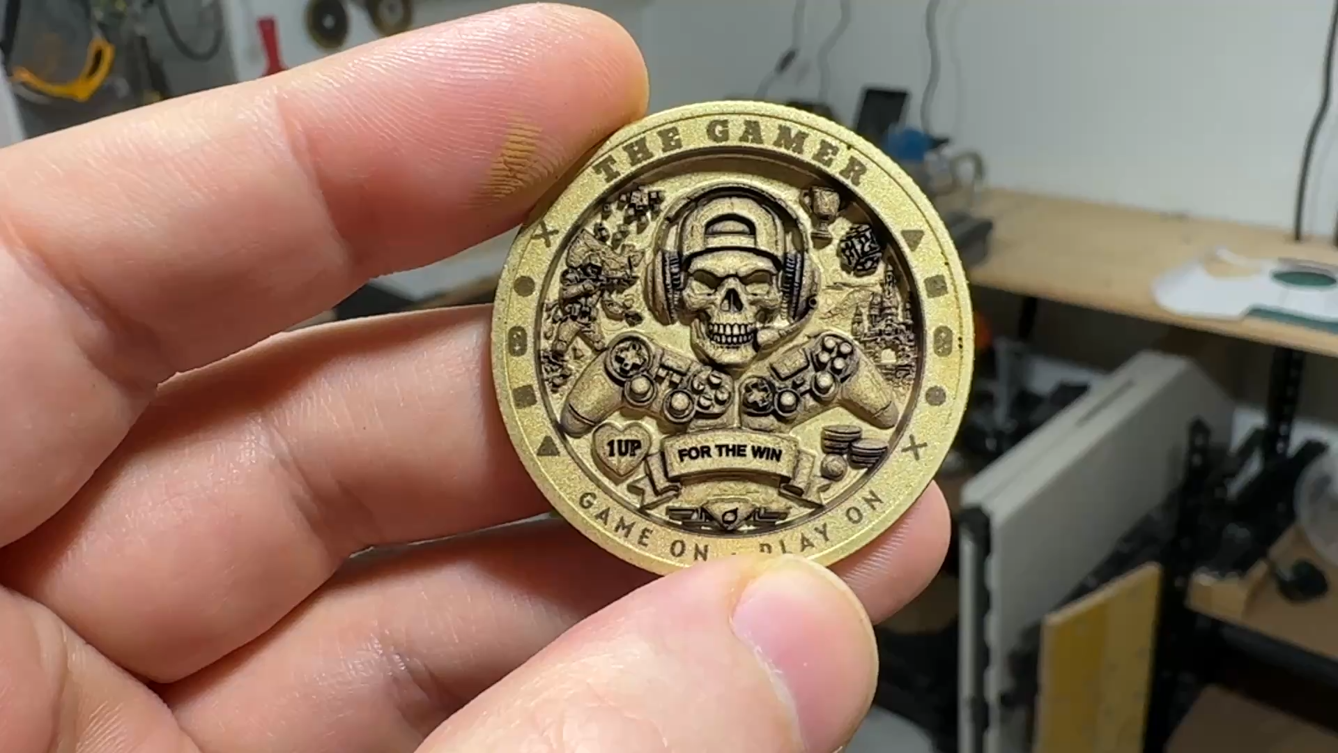 Gamer Commemorative Coin gift for teens idea