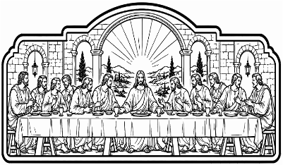 Last Supper Engrave and Cut.xcs