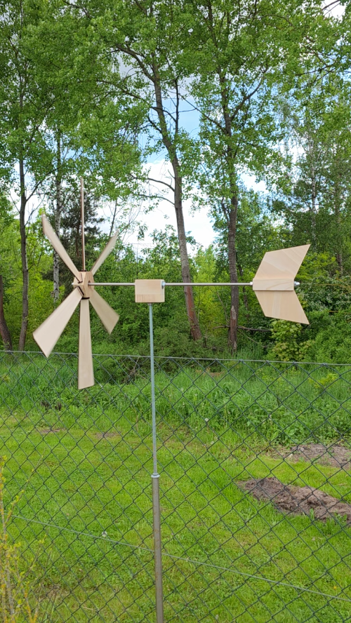 [Laser cut and engrave] Windspiel aus Holz für den Garten