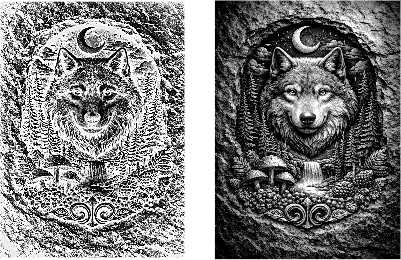 wolf engravings.xcs
