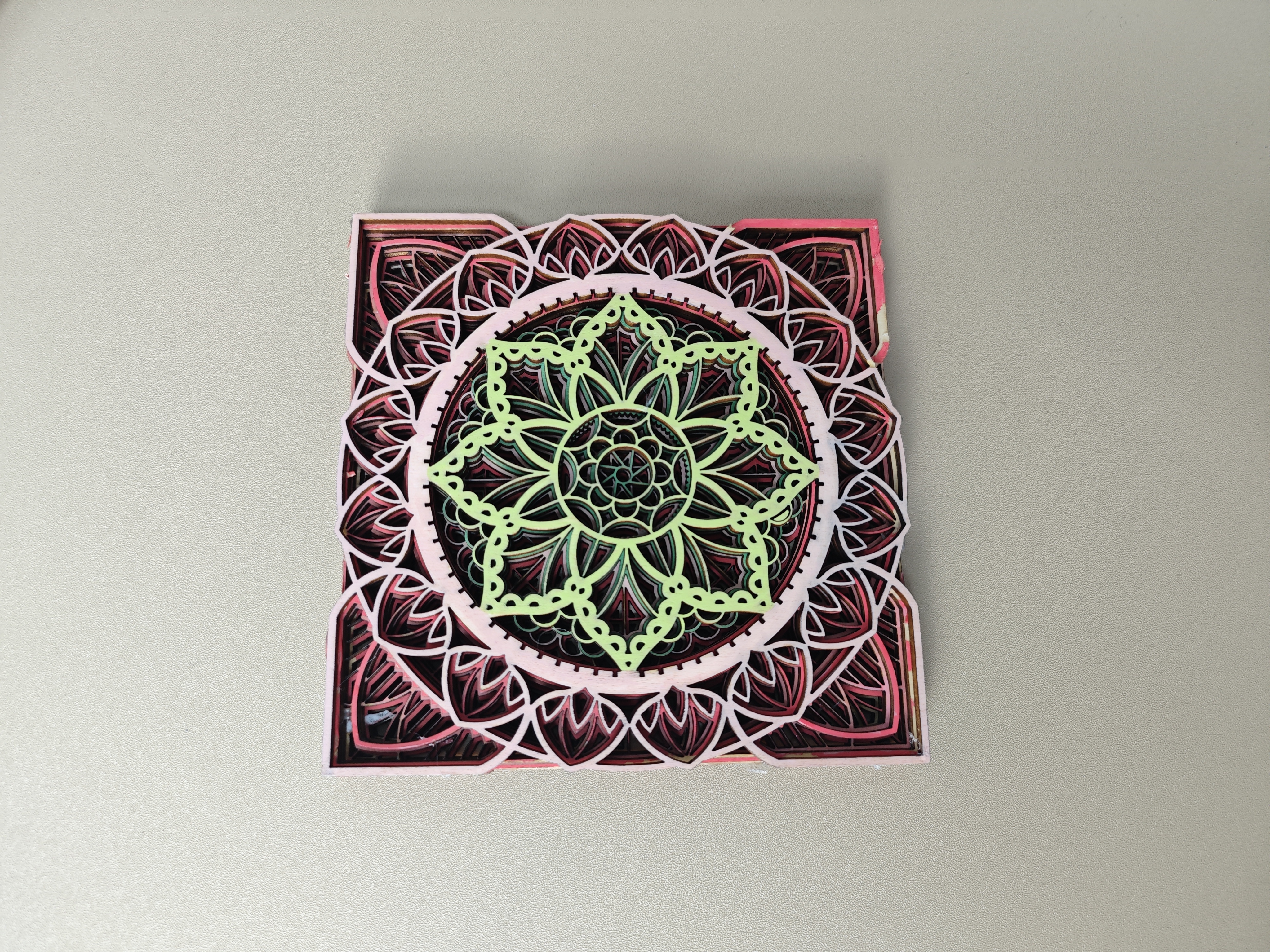 Stacked Flower Decoration birthday gift for mom idea