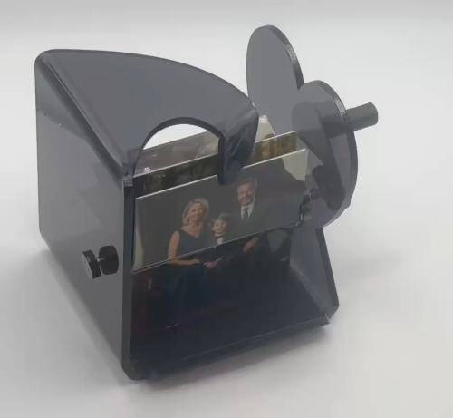 [Laser cut and engrave] Custom Acrylic Flip Photo Frame