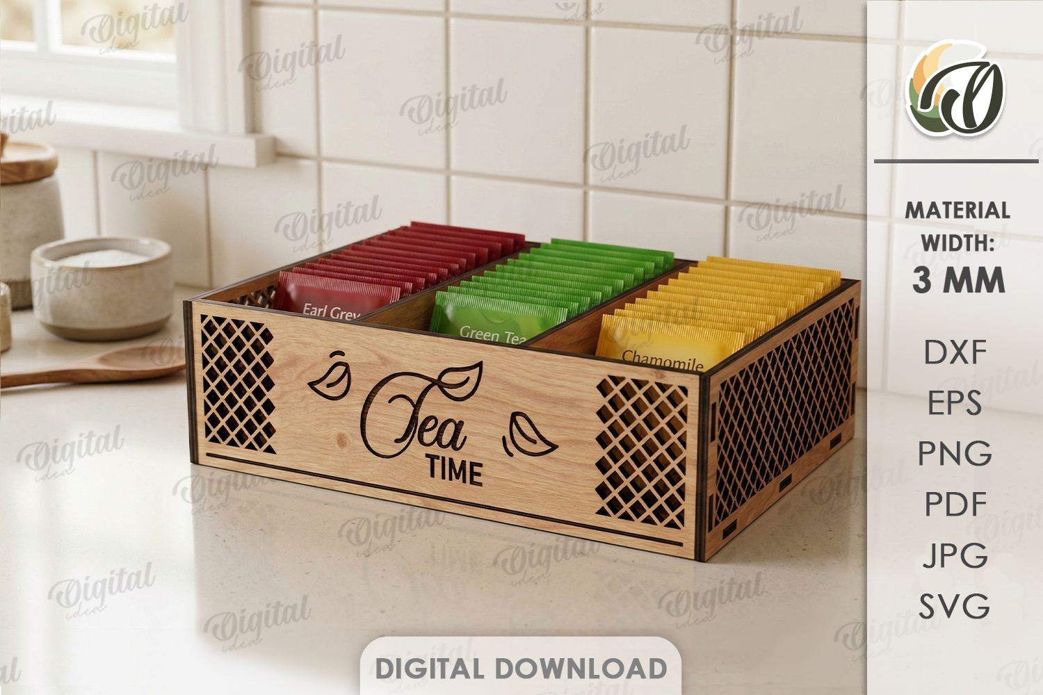 3D Tea Boxes Bundle birthday gift for mom idea
