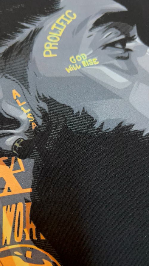 [Laser cut and engrave] Matching Black Couple T-Shirts with Puzzle Heart Design