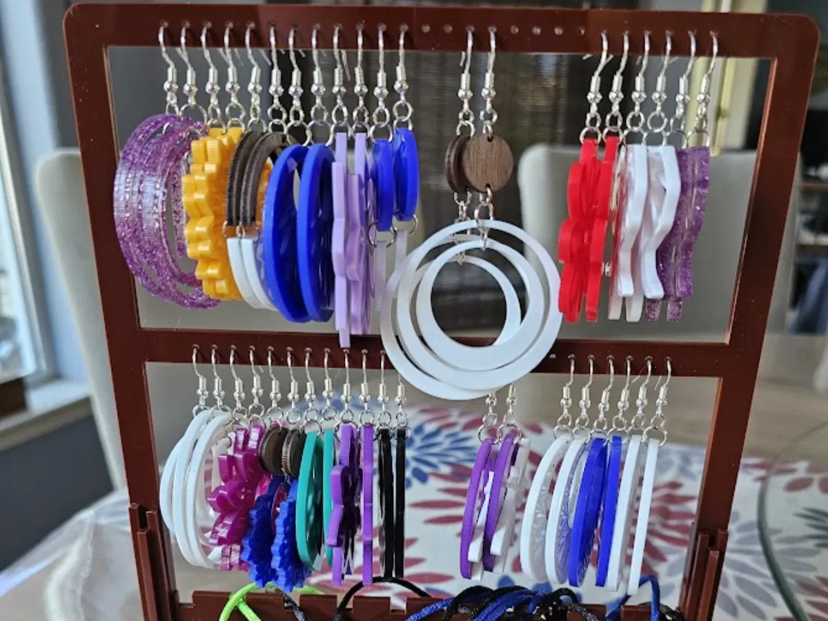 Travel Earring Rack gift for her design
