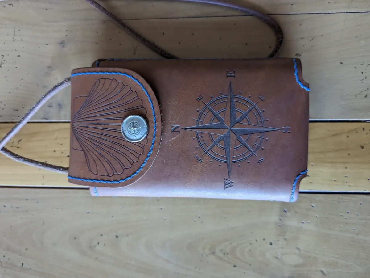 Leather Case for Cellular Phone and Visa Cards boyfriend birthday gift idea