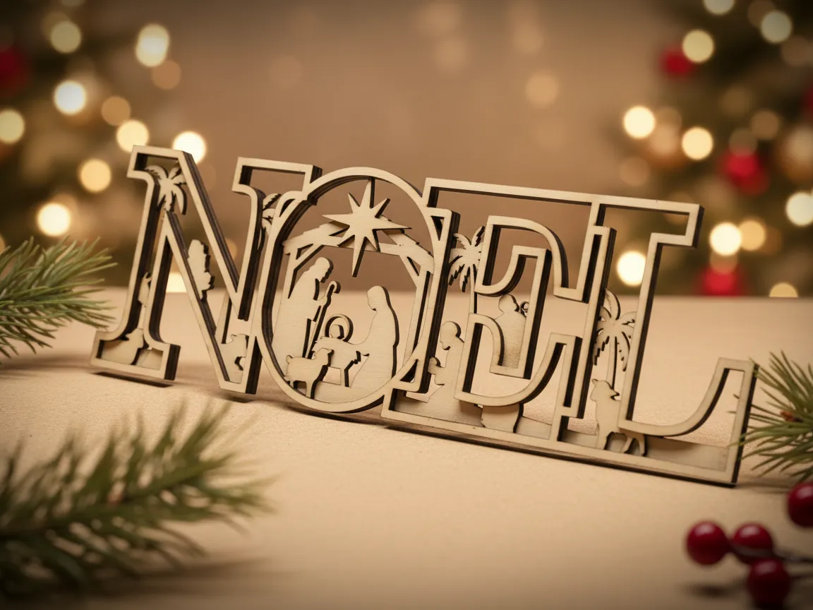 Noel 3D standing letters Christmas yard decoration