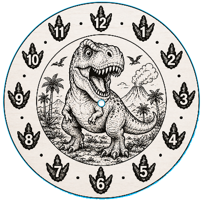 T-Rex Kids Clock.xcs