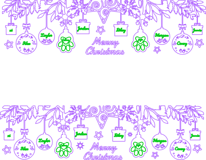 Christmas Family Sign.xcs