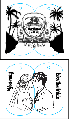 Wedding Story Tags – Couple Matching Engraved Pend.xcs