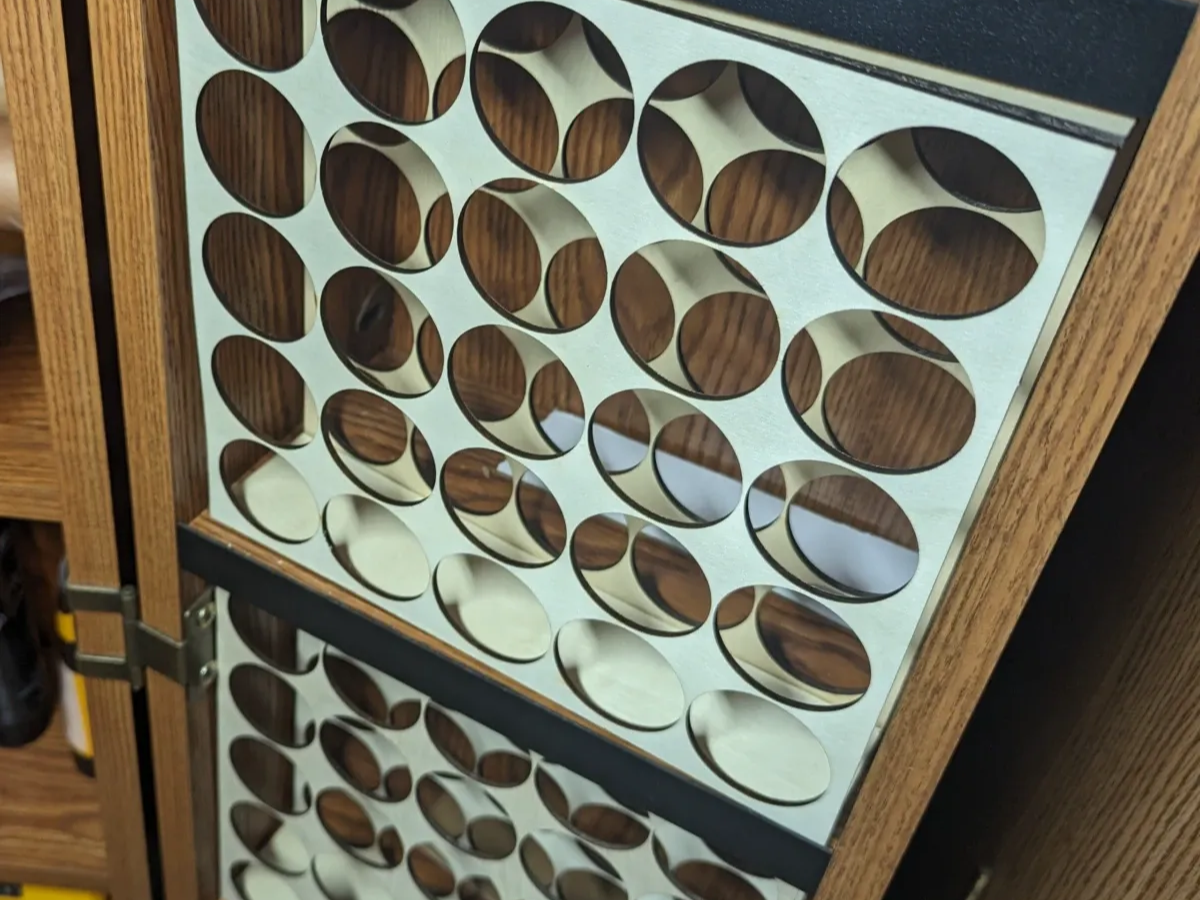 Wood Paint Organizer