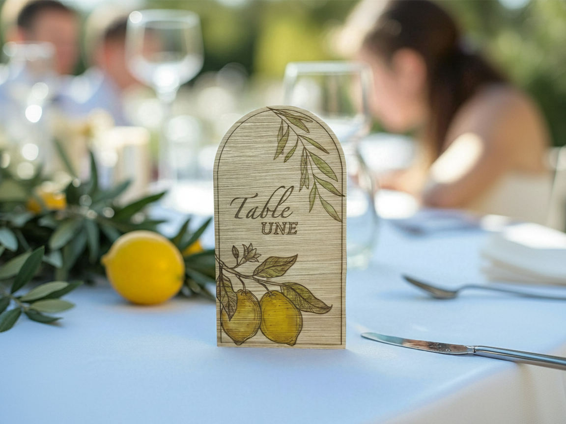 Shell Table Marker TABLE MARKER WEDDING - DOCLE VITA - Free Files - Atomm