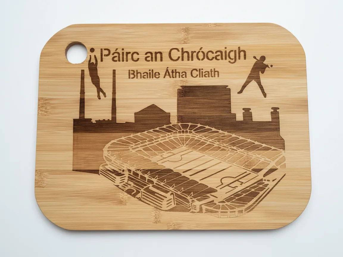 Bamboo Chopping Board - Croke Park Laser Engraving Image | Free Files ...