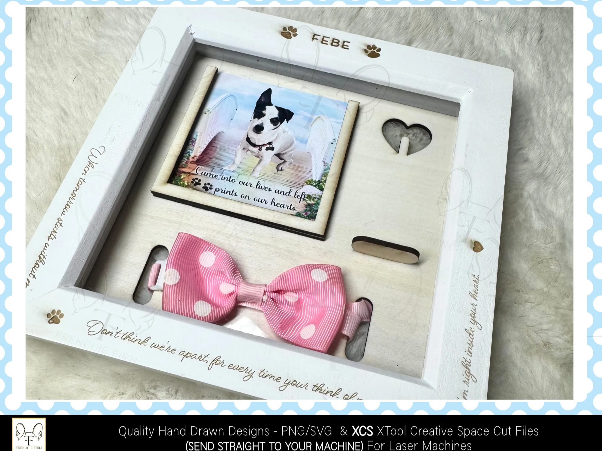 "MISSY" Pet Memorial Frame photo frame design