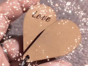 Porte-clés Coeur Secret Personnalisable