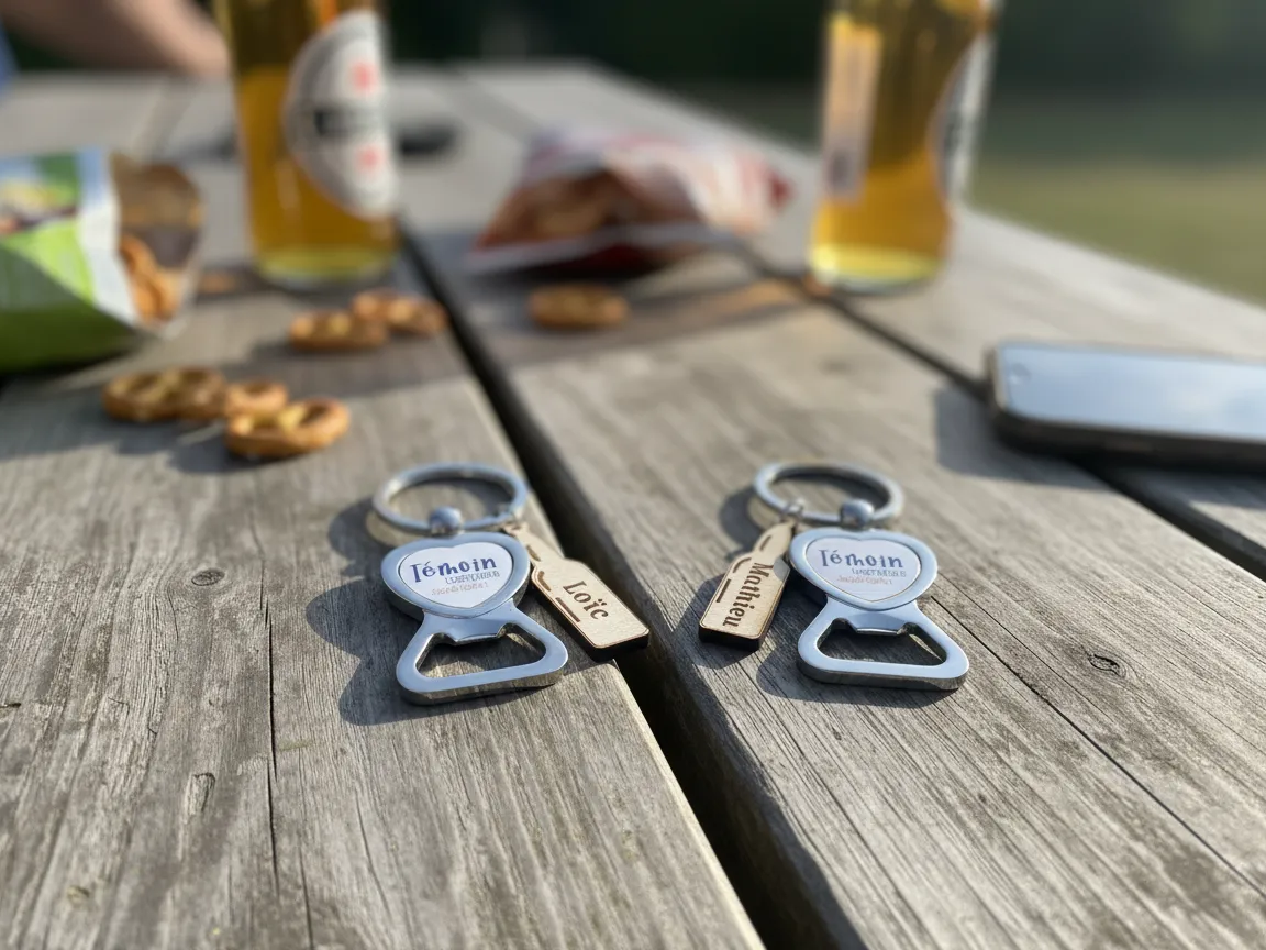 BottleOpener Keychain Favor wedding favor return gift idea