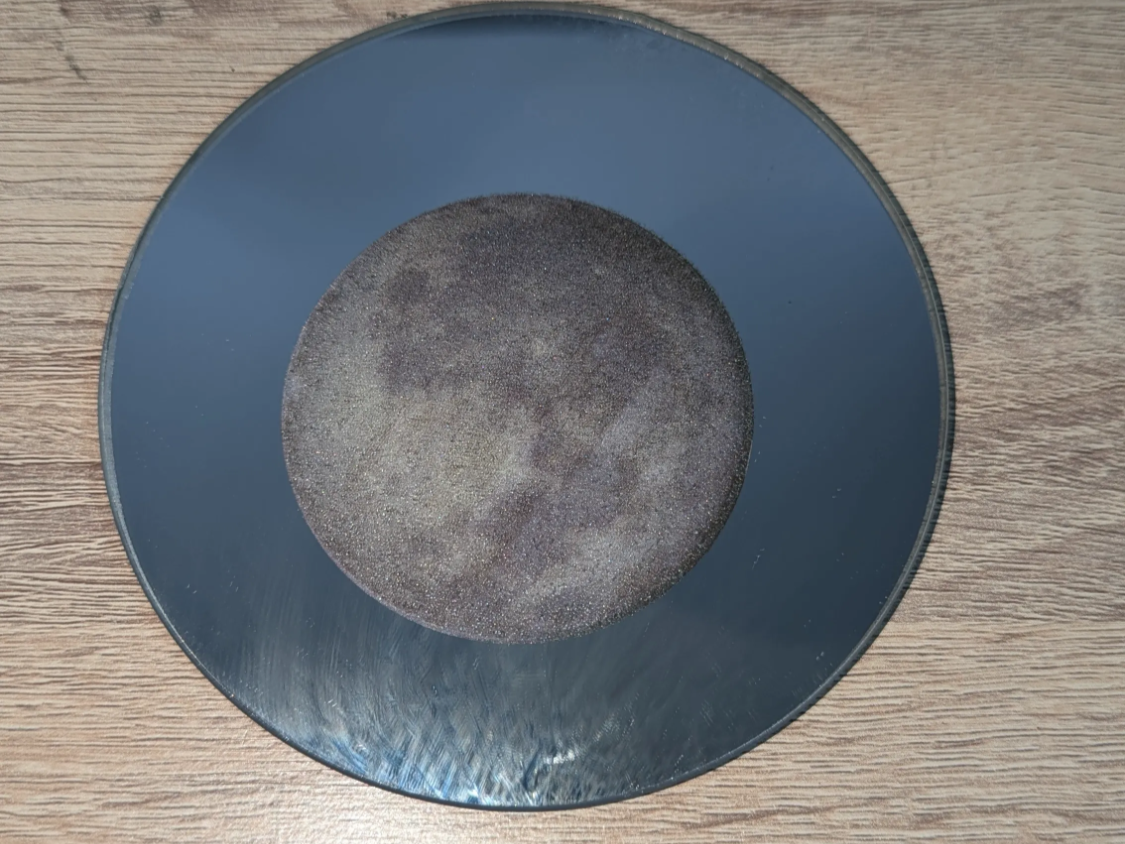 3D Effect Mirrored Moon laser cut design