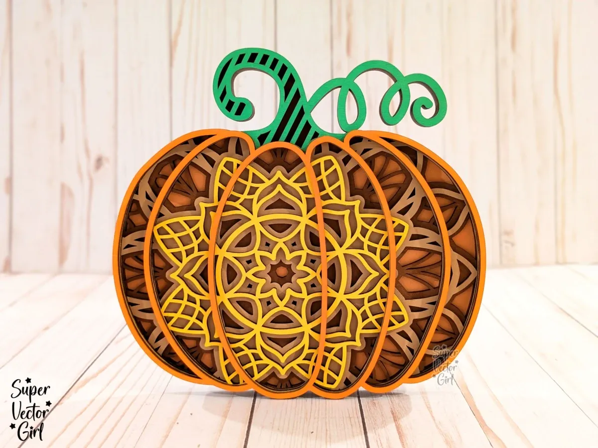 Zucca mandala - vero progetto zucca Atomm