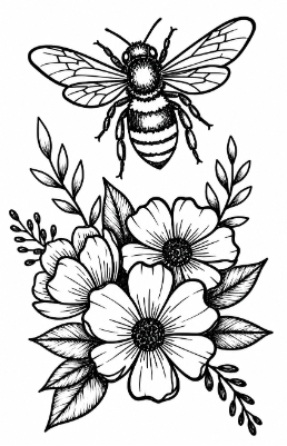 flowers engraving.xcs
