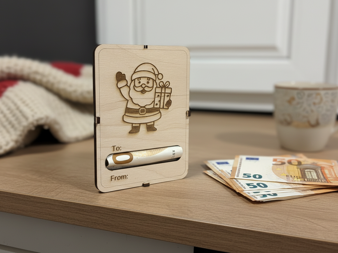 Santa Christmas Gift Card Holder Christmas Eve box idea